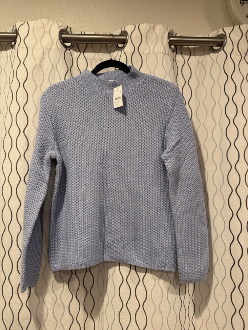J. Crew Light Blue Crewneck Knit Sweater